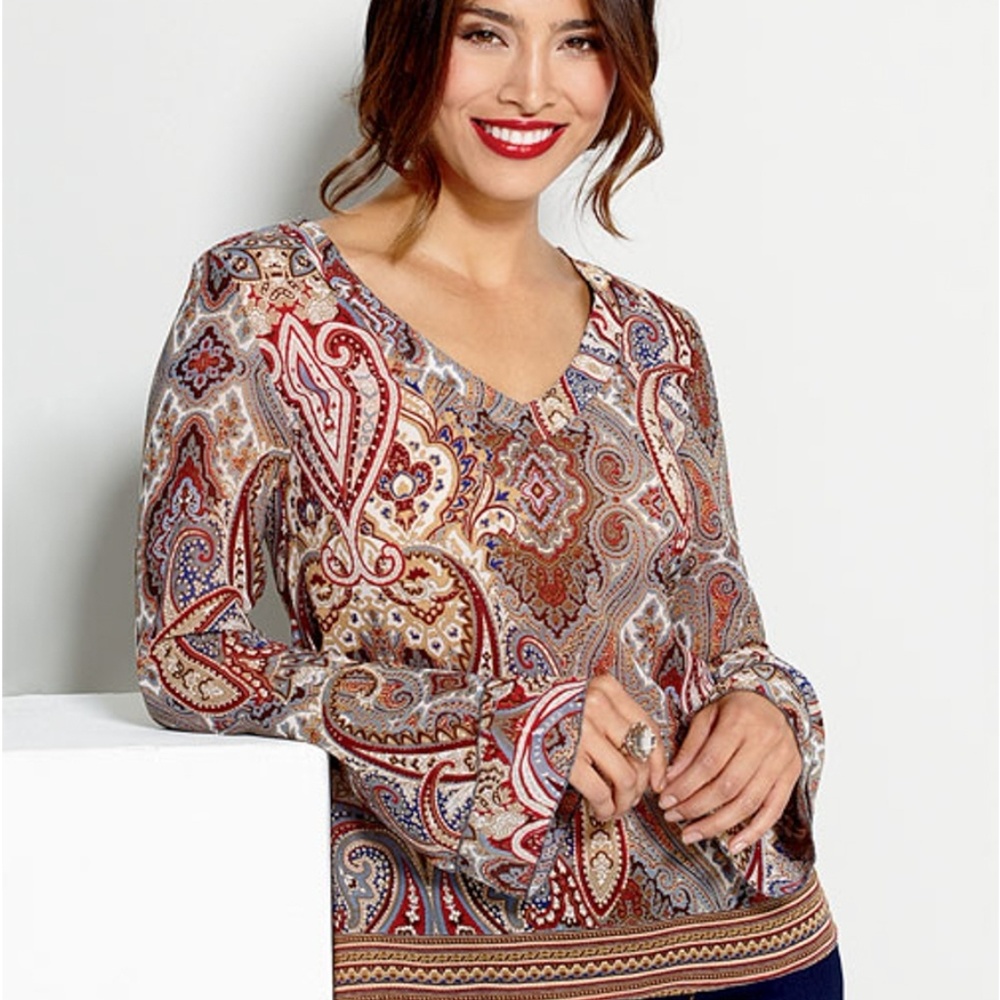 Fluttery transparent boho top